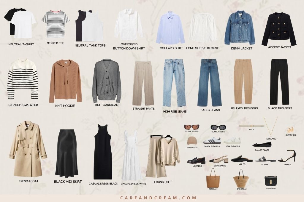 Effortless Spring 2024 Capsule Wardrobe + Outfit Ideas