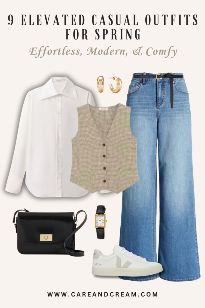 9 Elevated Casual Outfits For Spring: Effortless, Modern, & Comfy